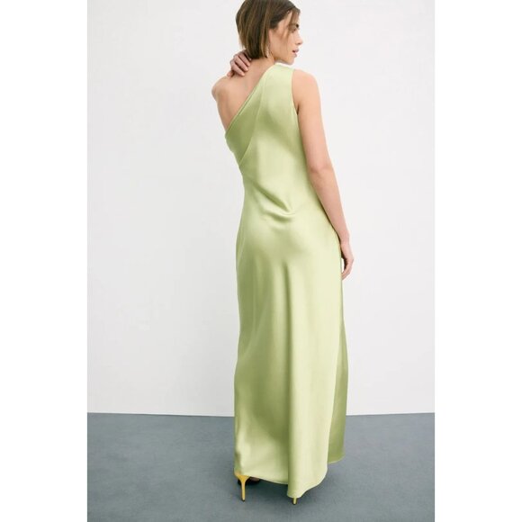 Tanya Taylor Green Stassi Dress Size 4  **FLAW** Read & See Photos - Picture 3 of 12